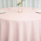 120" Rose Gold | Blush Polyester Round Tablecloth