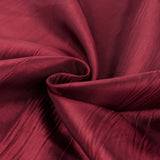 54inch x 10 Yards Burgundy Accordion Crinkle Taffeta Fabric Bolt