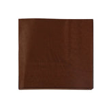 50-Pack Paper Beverage Napkins Cinnamon Brown - 2 Ply Disposable Soft 18GSM Cocktail#whtbkgd