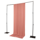 Dusty Rose 4-Way Stretch Spandex Photography Backdrop Curtain with Rod Pockets