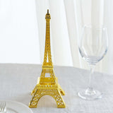 10inch Gold Metal Eiffel Tower Table Centerpiece, Decorative Cake Topper