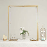 48inch Tall Gold Adjustable Over The Table Metal Flower Arch Frame Stand