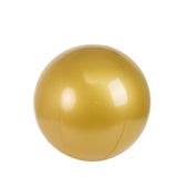 2 Pack 24inch Large Gold Vinyl Inflatable Beach Balls, Reusable Round Swimming Pool Balls#whtbkgd