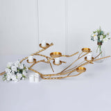 3ft Gold Manzanita Tree Branch Candelabra Metal Twig Branch Candle Holder Stand