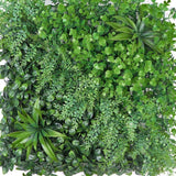 13 Sq. ft. | Boxwood/Fern Greenery Garden Wall, Grass Backdrop Mat#whtbkgd