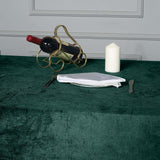 90inch x 156inch Hunter Emerald Green Seamless Premium Velvet Rectangle Tablecloth, Reusable Linen