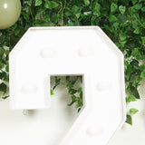 4ft White Large Marquee Light Up Number 2 Mosaic Balloon Frame Pre-Cut Foam Board 10 Warm White