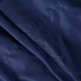 Navy Blue Fire Retardant Sheer Organza Premium Curtain Panel Backdrops With Rod Pockets - 10ftx10ft