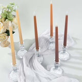 8 Pack Mixed Natural Flameless LED Taper Candles, 11inch Flickering Battery Operated Candles