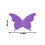 2 Pack | 9ft Purple 3D Paper Butterfly Hanging Garland Streamers, Party String Banners