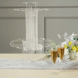 Acrylic Champagne Glasses Flutes Display Stand, Wine Glass Rack Tower