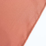 108" Terracotta (Rust) Premium Polyester Round Tablecloth - 220GSM