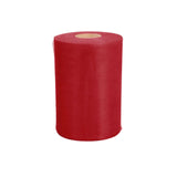 6Inchx100 Yards Red Tulle Fabric Bolt, Sheer Fabric Spool Roll For Crafts