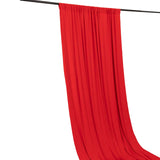 Red 4-Way Stretch Spandex Photography Backdrop Curtain with Rod Pockets, Drapery Panel