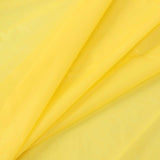 5 Pack Yellow Rectangle Plastic Table Covers, 54inchx108inch PVC Disposable Tablecloths