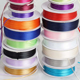 100 Yards 1/16" Fuchsia Single Face Satin Ribbon - Clearance SALE | TableclothsFactory