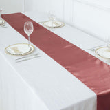 12inch x 108inch Cinnamon Rose Seamless Satin Table Runner