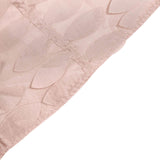 54" Dusty Rose 3D Leaf Petal Taffeta Fabric Square Tablecloth