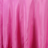 108" Fuchsia Polyester Round Tablecloth