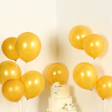 50 Pack Gold Biodegradable Balloons, Thickened Extra Strong Eco-friendly Latex Helium Party Ball