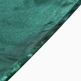 90x132Inch Hunter Emerald Green Satin Seamless Rectangular Tablecloth