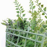 13 Sq. ft. | Boxwood/Fern Greenery Garden Wall, Grass Backdrop Mat