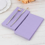 50 Pack 2 Ply Soft Lavender Disposable Party Napkins, Wedding Reception Dinner Paper Napkins