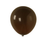 10 Pack Matte Pastel Cinnamon Brown Biodegradable Balloons 18inch, Round Eco-friendly#whtbkgd