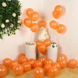 50 Pack Orange Biodegradable Balloons, Thickened Extra Strong Eco-friendly Latex Helium