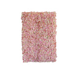 11 Sq ft. | Pink / Cream UV Protected Hydrangea Flower Wall Mat Backdrop