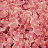 11 Sq ft. | Dusty Rose UV Protected Hydrangea Flower Wall Mat Backdrop