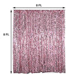 8ftx8ft Pink Big Payette Sequin Event Background Drapery Panel, Photo Backdrop Curtain