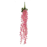 42inches Pink Artificial Silk Hanging Wisteria Flower Garland Vines