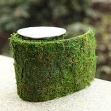 4ft 5inch Wide Green Preserved Moss Ribbon Roll, DIY Craft Ribbon