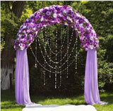 7ft Metal Wedding Arch, Flower Frame Arbor Backdrop Stand