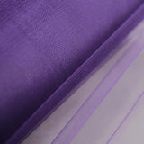 12inches x 100 Yards Purple Tulle Fabric Bolt, Sheer Fabric Spool Roll For Crafts