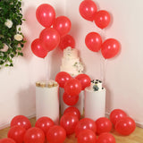 50 Pack Red Biodegradable Balloons, Thickened Extra Strong Eco-friendly Latex Helium