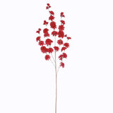 2 Branches | 42" Tall Red Artificial Silk Carnation Flower Stems