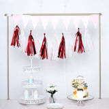 Pre-Tied Metallic Foil Fringe Tassel Garland, Tinsel Curtain for Photo Backdrop Party Decoration