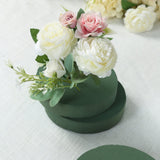 6 Pack Green Large Floral Foam Blocks for Artificial Flowers, 6inch Round Wet Styrofoam Bricks