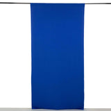 Royal Blue 4-Way Stretch Spandex Photography Backdrop Curtain with Rod Pockets