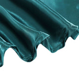 120inch Peacock Teal Satin Round Tablecloth