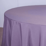 120 Violet Amethyst Polyester Round Tablecloth