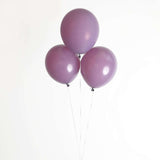 25 Pack | 12Inch Matte Pastel Violet Amethyst Helium/Air Latex Party Balloons