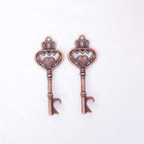 10 Pack Antique Gold Skeleton Key Bottle Opener Wedding Favors Party Favors