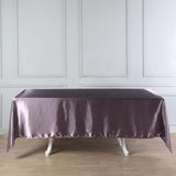 60"x102" Violet Amethyst Smooth Satin Rectangular Tablecloth