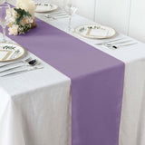 12"x108" Violet Amethyst Polyester Table Runner