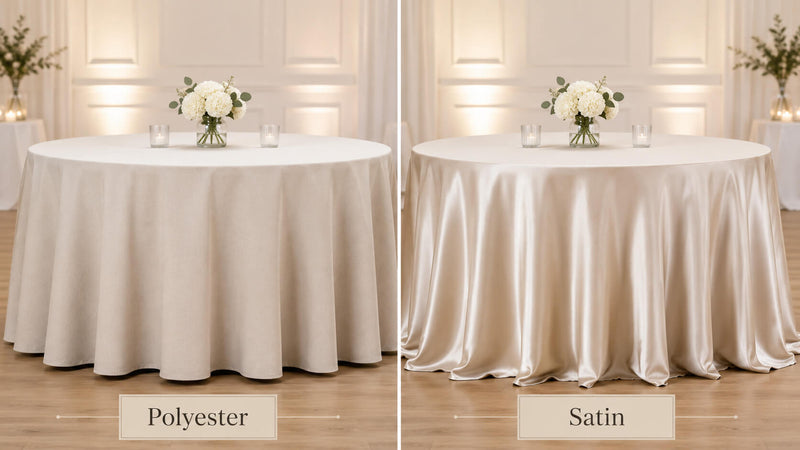 Visual Difference of Polyester and Satin