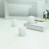 12 Pack | Flameless Candles LED | Votive Candles - White | Tablecloths Factory