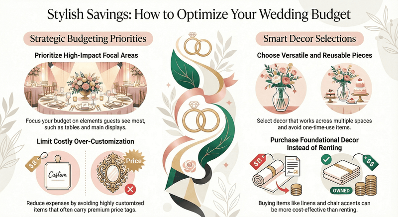 Ways to save your wedding without losing style